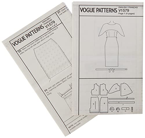 Ajustez votre silhouette avec le patron Vogue Patterns 1579 E5 de robe