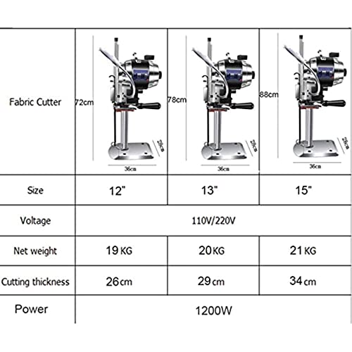 Cortador Elétrico De Tecido Resistente Tesoura De Pano Máquina De Corte Vertical De Couro Tesoura De