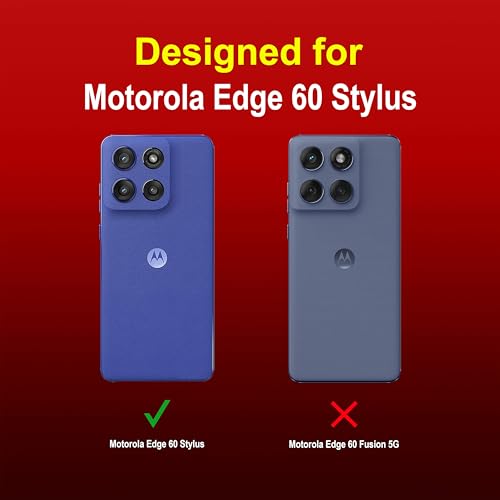 Image of Zapcase Back Case Cover for Motorola Edge 60 Stylus | Compatible for Motorola Edge 60 Stylus Back Cover | Liquid Silicon Magic Case with Camera Protection | Red