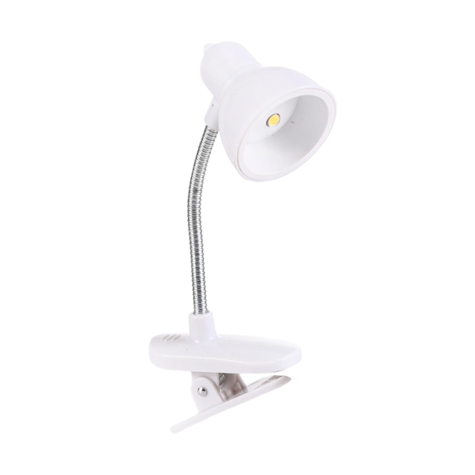 dmqdu Lámpara de clipser, lámpara de escritorio, lámpara creativa de pinza para linterna de lectura con pinza | Lámpara de noche con clip para cuidado de ojos, lámpara recargable para el cuidado de