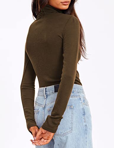 SUNBS Womens 3 Piece Turtleneck Long Sleeve Shirts Mock Neck Fall Fashion 2025 Slim Fit Winter Thermal Underwear Tops4