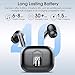 Wireless Earbuds Bluetooth V5.3 Headphones 50H Playback Deep Bass Stereo Ear Buds with LED Power Display Charging Case IPX6 Waterproof Earphones with Mic Headset for Laptop Pad Android/iOS Phones