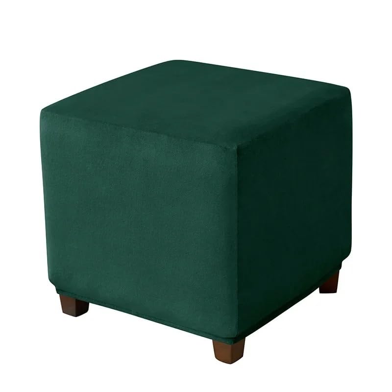 Fundas elásticas for taburetes cuadrados, duraderas, elásticas, de jacquard, antideslizantes, lavables, reutilizables, no se decoloran, fáciles de limpiar, protector de asiento for el hogar, cocina, b