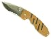 Columbia River Knife & Tool Ryan Model 7 Partially Serrated w/ Desert Tan Zytel Handles