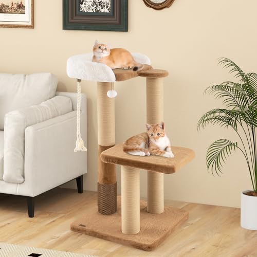 Árbol para Gatos Moderno de 44 Pulgadas para Interior miniatura 3