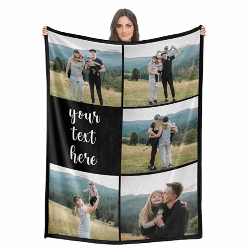 Customized-Blanket-with-Photos-and-Text-Custom-Family-5-Pictures-and-Text-Blankets-Gifts-for-Grandpa-Grandma-from-Grandson-Granddaughter-Personalized-Blanket-for-Happy-Grandparents-Day Customized Blanket with Photos and Text Custom Family 5 Pictures and Text Blankets Gifts for Grandpa Grandma from Grandson Granddaughter Personalized Blanket for Happy Grandparents Day