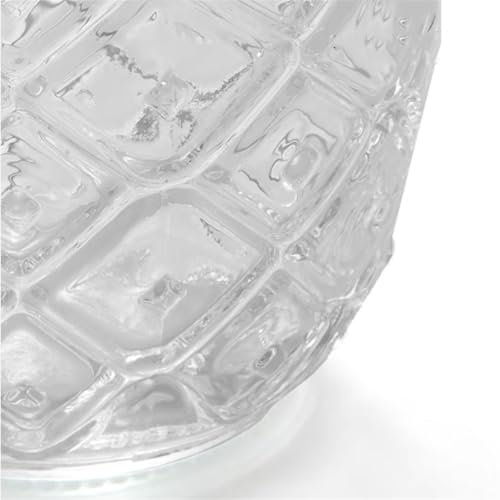 Vasos de vidrio Pineapple 17Oz con relieve premium para cóctel 8