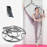 WEBSUKA Stretching Strap Yoga Strap, 10 Loops Non-Elastic Stretch Bands Helps Women and Men Improve Flexibility for Home Workout, Physical Therapy, Pilates, Exercise, Dance, Comes with Door Anchor