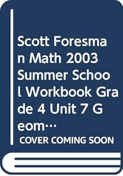 Paperback Scott Foresman Math 2003 Summer School Workbook Grade 4 Unit 7 Geometry Book