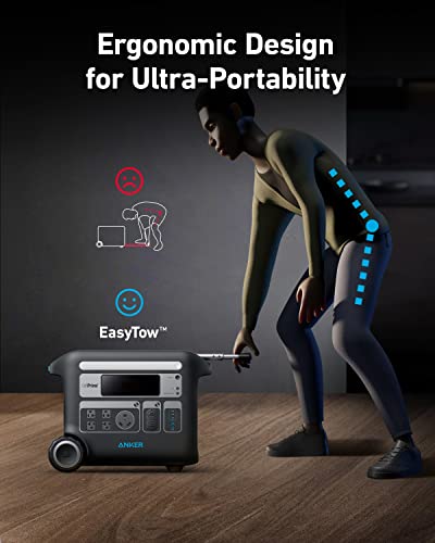 Anker A1780 Solix F2000 Portable Power Station, Powerhouse 767, 2400W Solar Generator thumb #3