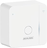 Vista 1 de Adaptador Wi-Fi para Schlage Sense BR400 (Solo WiFi de 2.4GHz) Funciona con Schlage Sense, Blanco