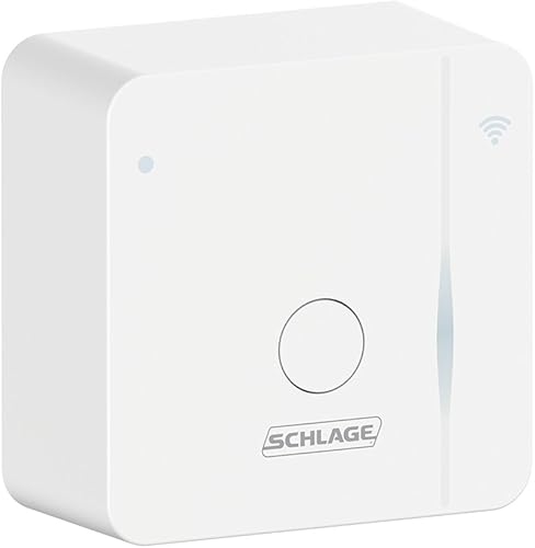 Adaptador Wi-Fi para Schlage Sense BR400 (Solo WiFi de 2.4GHz)  Funciona con Schlage Sense, Blanco