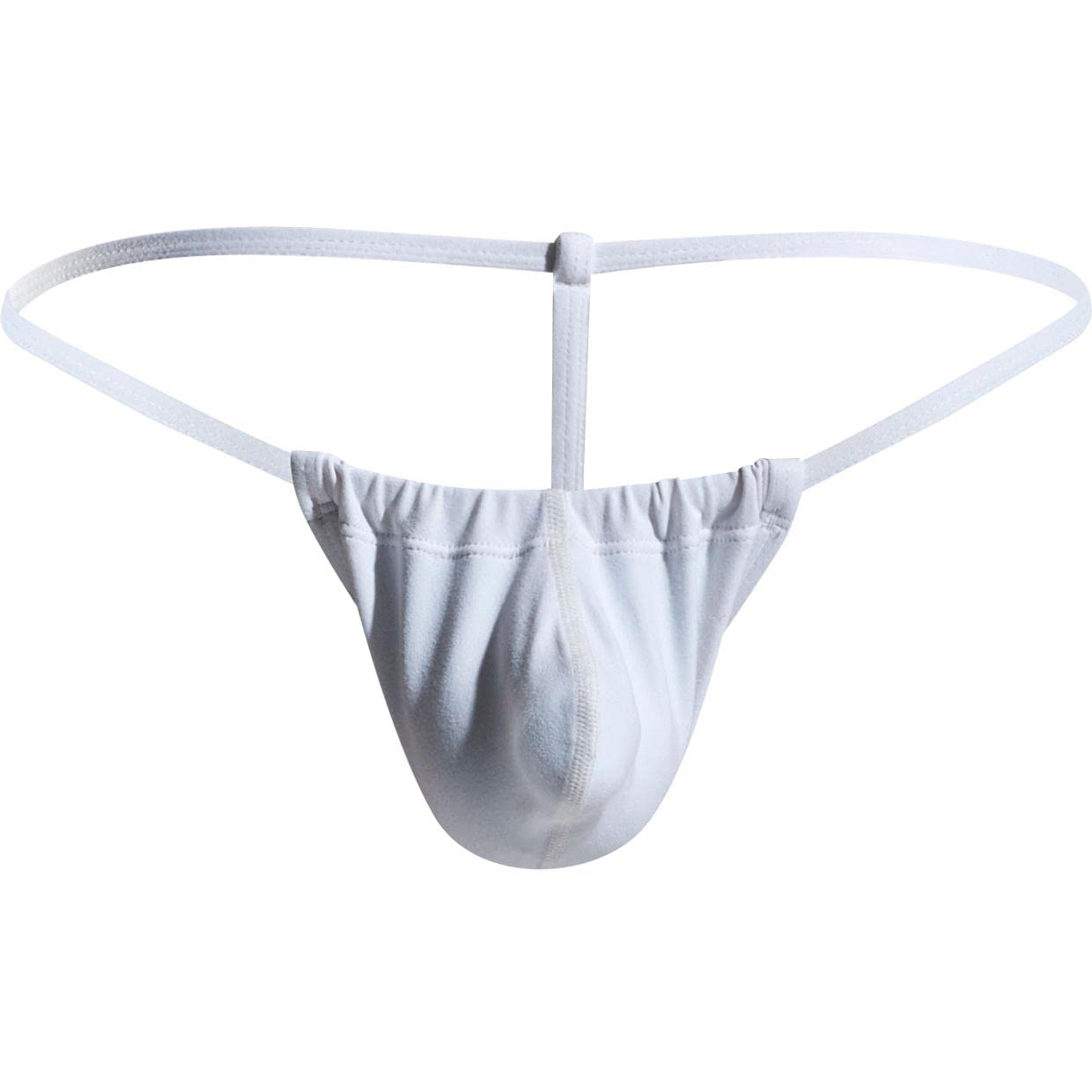 Cocksox Men's Underwear Original Enhancing Pouch Slingshot String CX14 (Polo White/M)