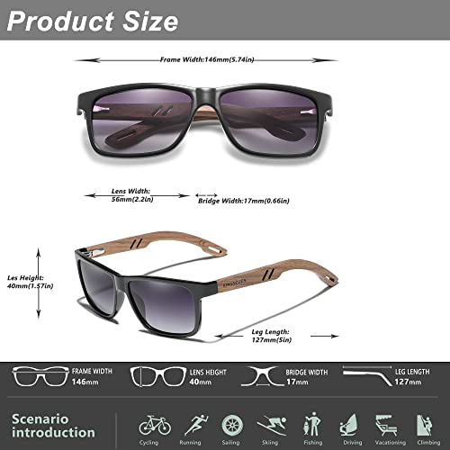 KINGSEVEN Design Men Glasses Reinforced Hinge Wood Handmade Temples Sunglasses Polarized Lens Women Eyewear Sun Glasses4