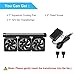 DaToo 3 Fans Aquarium Chiller Fish Tank Fan Aquarium Cooling Fan, 1 Yr Warranty