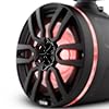 DS18 Hydro NXL-X8TP/BK 8" Marine Towers with Integrated RGB LED Lights - High Performance, Marine Grade IP65 Rated, UV Stable, 375 W Max 125 W RMS 4 Ohms (Pair)