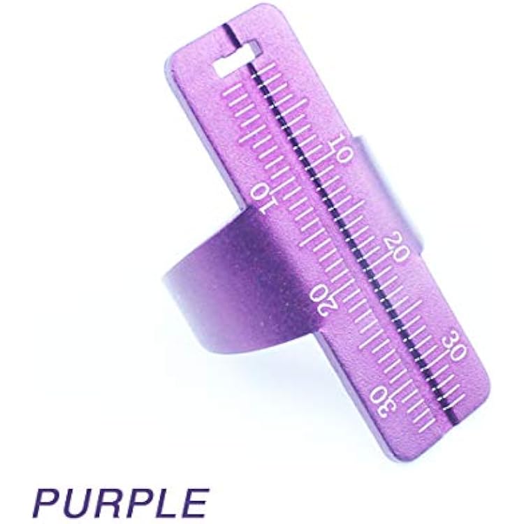J&J Ortho Aluminum Metal Endo Finger Ruler (Green (1/pk))