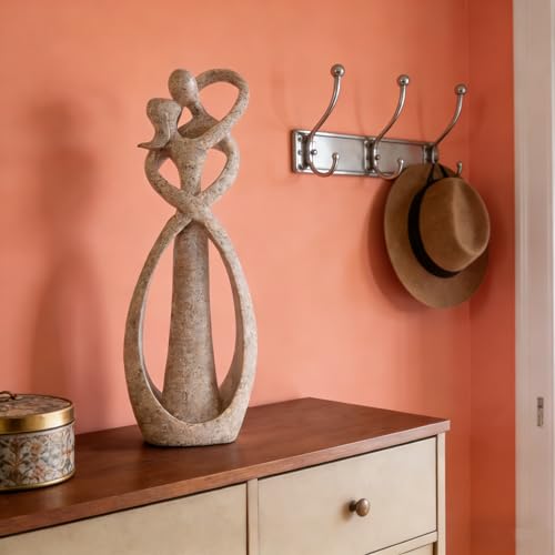 Estatua de pareja para decoración del hogar miniatura 4