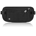 WALNEW Travel Money Belt for Women and Men - RFID Blocking Passport Holder Hidden Travel Wallet to Keep Cash, Credit Card, Passport, Cell Phone Safe