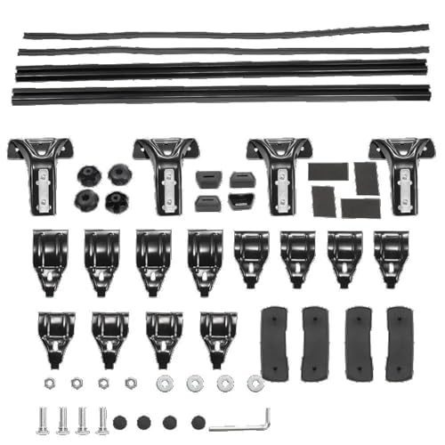 SRQORT Barras Transversales para Baca De Techo De Alta Resistencia Mejoradas para Mini para Cooper 01-13 Portaequipajes Techo Aluminio