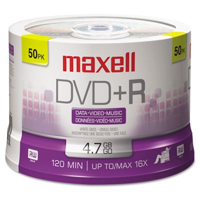 Amazon.com: Maxell – MAX639013, DVD-R Blank Disc - 4.7GB Storage