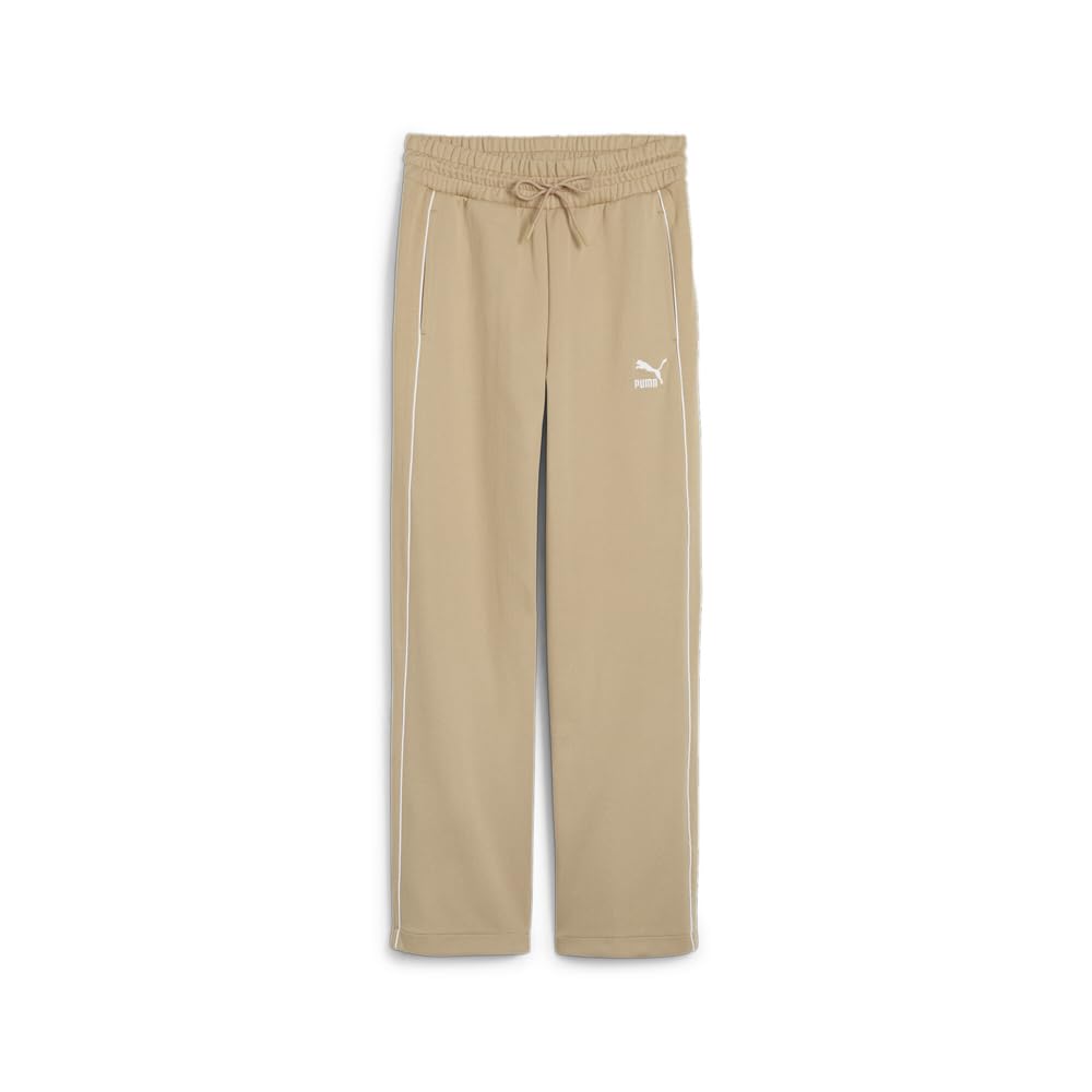 PUMA Womens T7 High Waisted Pants Casual - Beige