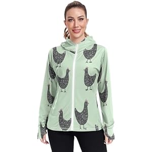 Gradient Purple Workout Hoodies Women UPF 50+ Zip Athletic Jacket, Outdoor Shirt (S-XXL), Dégradé violet 9, XX-Large