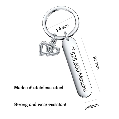 Broadway Musical Rent Season Of Love 525,600 Minutes Keychain Theater Gifts For Theater Performers Jewelry2