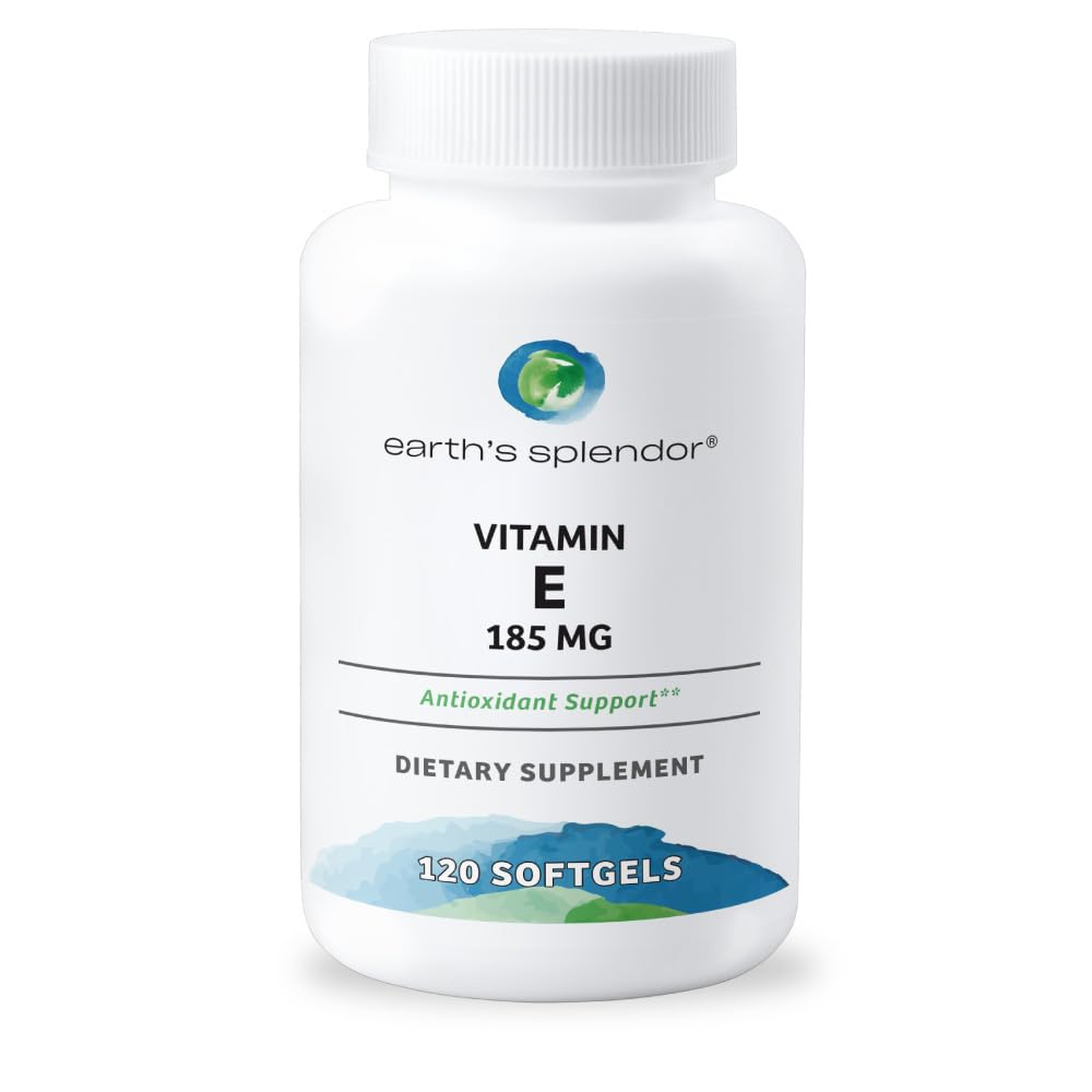 Vitamin E Softgels 185mg 120 Four Month Supply Vitamin E 185 mg 120 ct