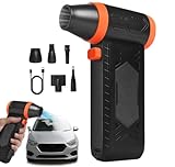 Thermal Snow Blower for Car Cordless, Electric Snow Blower Cordless, Schneefräse Auto, Hochleistungs Thermo Schneefräse mit LED, Snow Blowers Electric, Tragbare Schnee-/Staubentferner für Auto