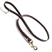 Mendota Products Leather Dog Snap Leash, Chestnut, 3/4-Inch x 6-Feet
