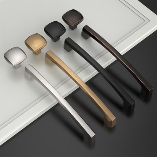 Image of 10 Pack Oil Rubbed Bronze Cabinet Pulls - 7 Inch Handles for Dresser & Kitchen Cabinets
