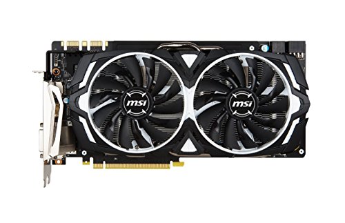 Image of MSI Gaming GeForce GTX 1080 8GB GDDR5X SLI DirectX 12 VR Ready Graphics Card (GTX 1080 ARMOR 8G OC) (Renewed)