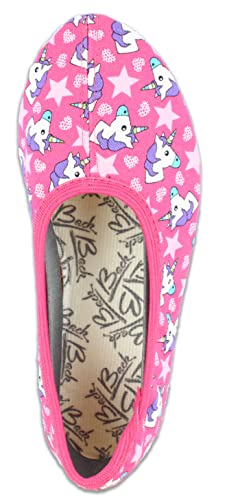 Beck M dchen Pink Horse Ballet Flat, Pink, 31 EU