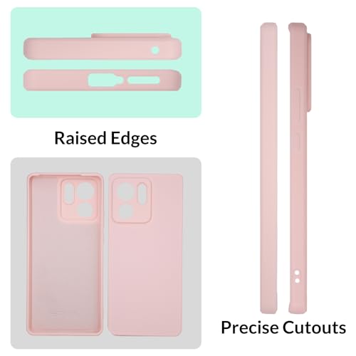 Image of SPRIG Cases Compatible with Motorola Edge 40 TPU Basic Back Cover Premium Moto 5g Phone Case Drop Tested Shock Proof for Boys and Girls with Camera Protection (Pink)