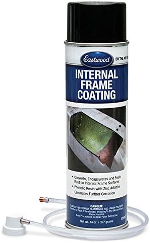 Eastwood Internal Chassis Frame Green Coating 14 oz with Spray Nozzle Remove Rust Corrosion
