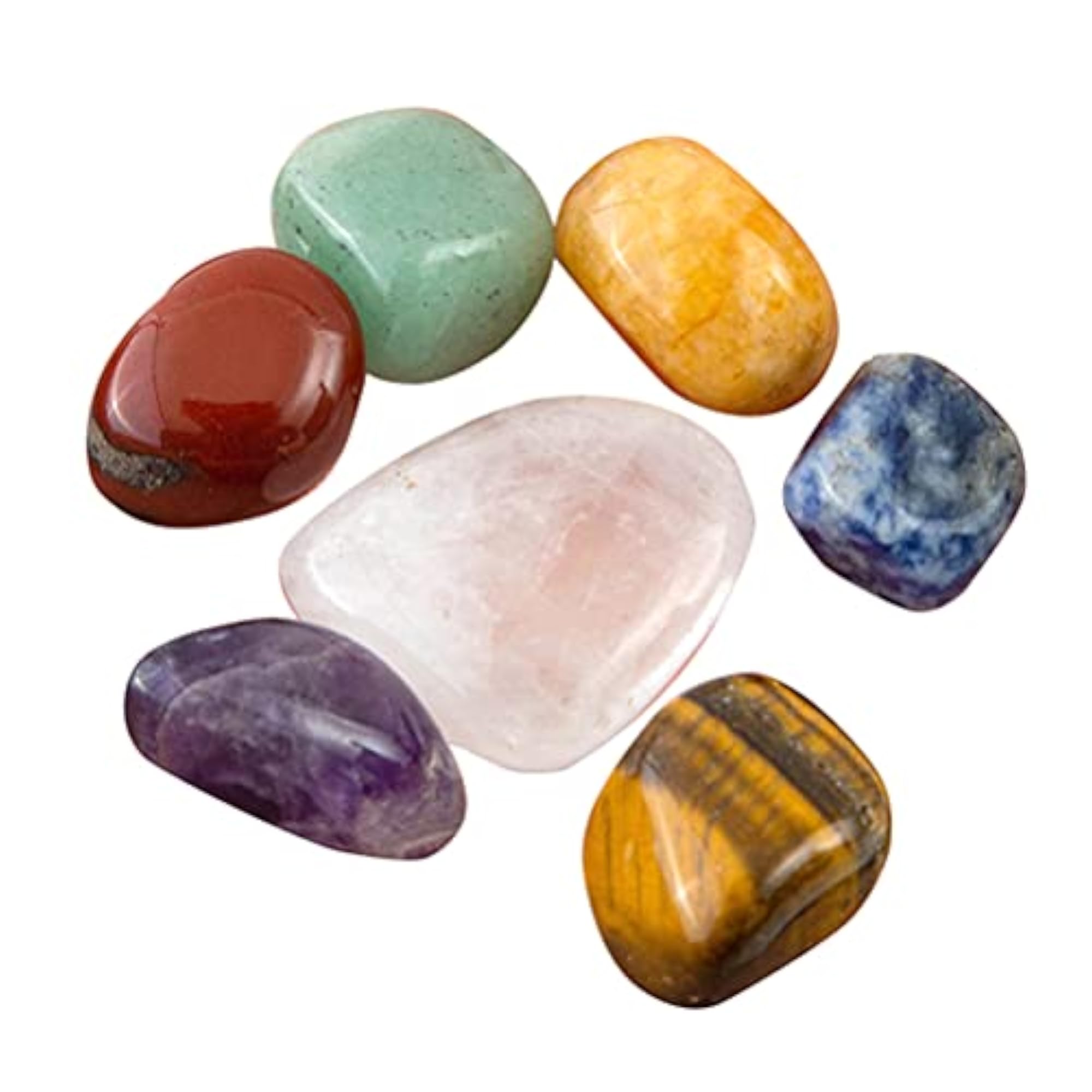 7pcs Natural Crystal Stone Healing Decoration Set