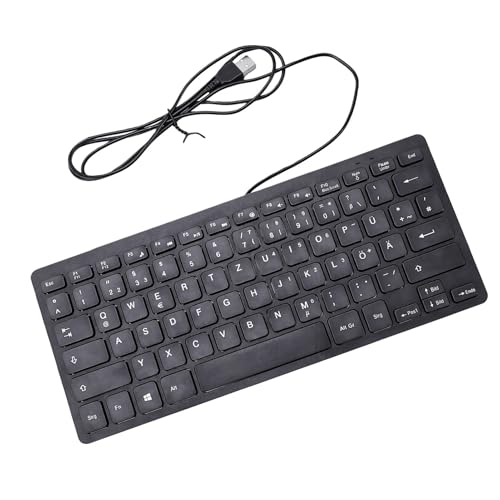 Teclado USB con cable de 1,35 M y 78 teclas, conexión plug and play para laptop 7