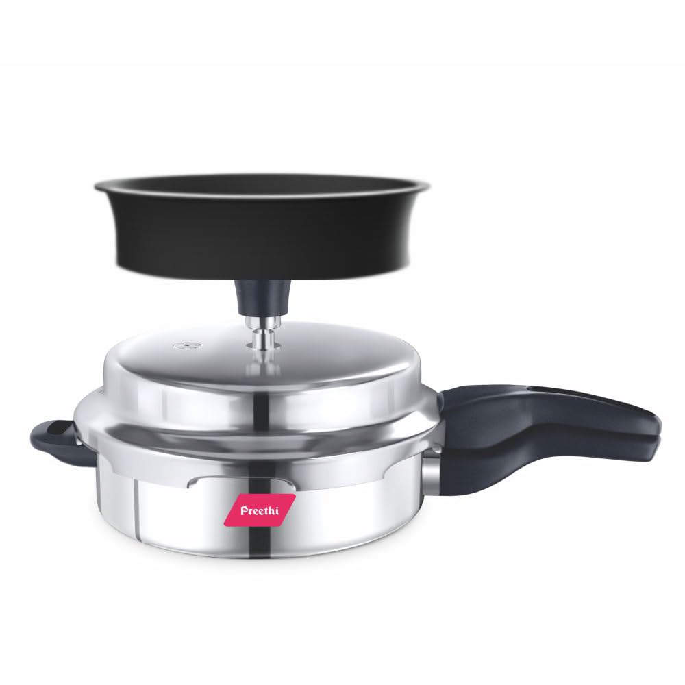 Buy Preethi Stainless Steel Outer Lid 3 Litre Pressure Cooker with