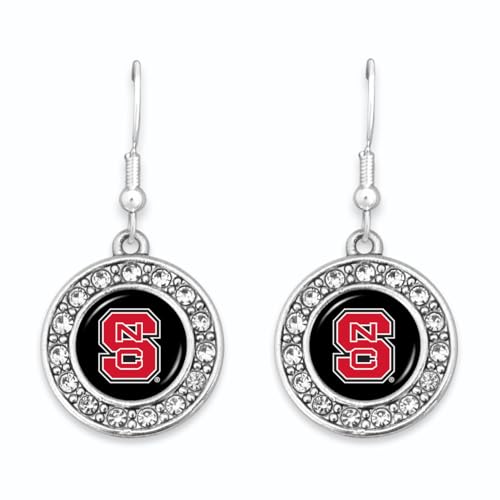 North Carolina State Wolfpack Abby Earrings Jewelry Gift Licensed NC State