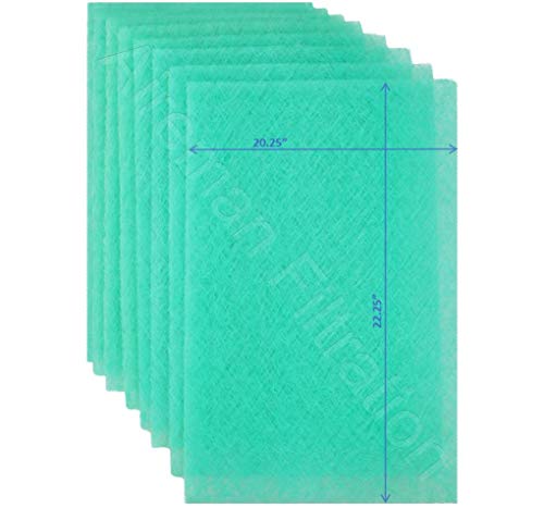 Image of 22x25x1 Electronic Air Filter Replacement Pads - 4 Changes