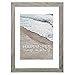 Price comparison product image Hama Waves Picture Frame 15 x 20 cm Wooden Frame Portrait Landscape Format for Hanging, Standing, Stand, Hanging Device, Picture Size 15 x 20 cm, Grey
