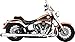 Freedom Performance Exhaust American Outlaw True Dual Exhaust Chrome with Black End Cap HD00293