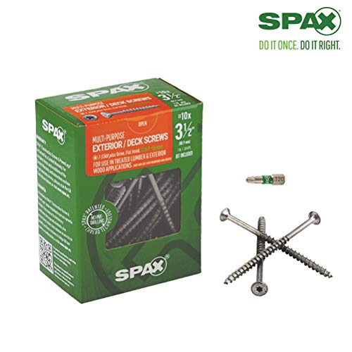 Spax vis à bois extérieur et deck pour l'assemblage de structures lourdes - 4