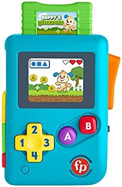 Fisher-Price Laugh & Learn Lil Gamer - UK English Edition, educational musical activity toy for baby and toddlers ages 6-36 months, HBC89