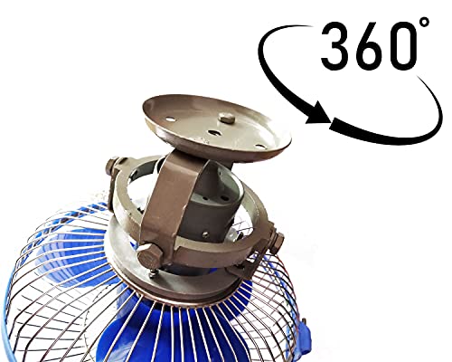 Image of WolkomHome 12 Volt 8 Inch Portable Electric Fan for Car, Truck, Home, Kitchen, Office with 360 Degree Adjustment