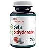 Hepatica Beta Ecdysterone 95% 250mg 90 Vegan Capsules, 3rd Party Lab Tested, High Strength Supplement, Gluten and GMO…