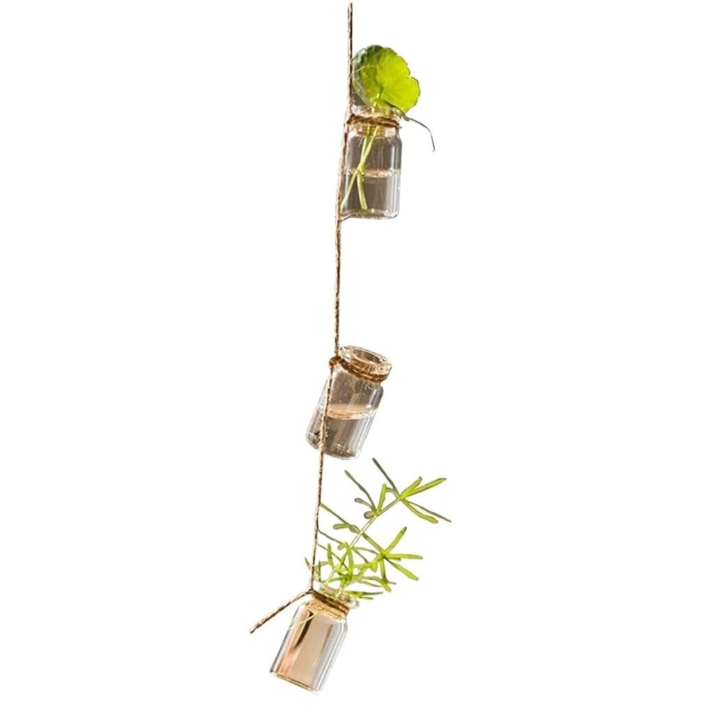 Campane A Vento Campanelli eolici per Bottiglie di Piante Artificiali ， Campanelli eolici per Decorazioni Verdi sospese all'Esterno Carillon A Vento