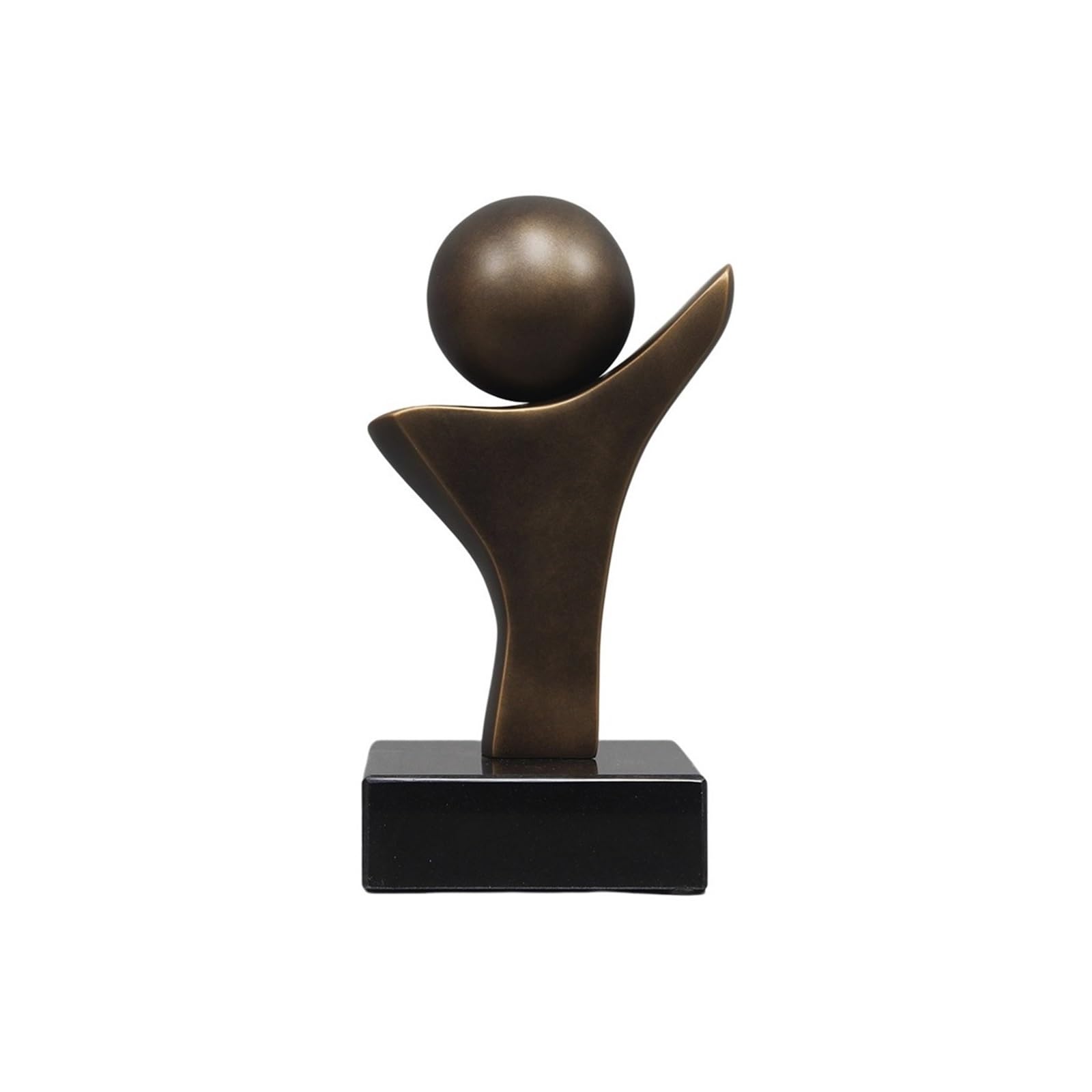 ZYYANSHOP Table Statue Sculptures, Decorative Items Abstract Art Pieces Living Room TV Cabinets Study Decorations(Bronze)