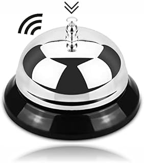 Counter Bell Calling Bell Reception Call Bell Attention Ringer Waiter Servant Service Alert Hotel Restaurant School Concierge Area Hospital Shop Bar Game Pet Training Hand Held Ring For Christmas(1Pc)